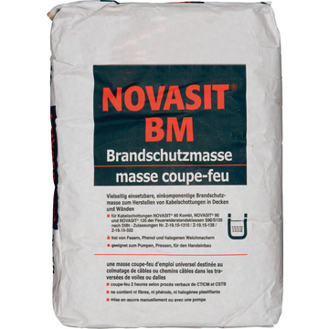 Brandschutzmörtel Novasit BM 90 Kombi Palette